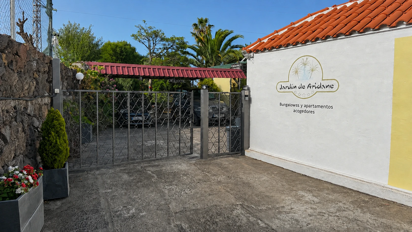 Eingang Jardín de Aridane